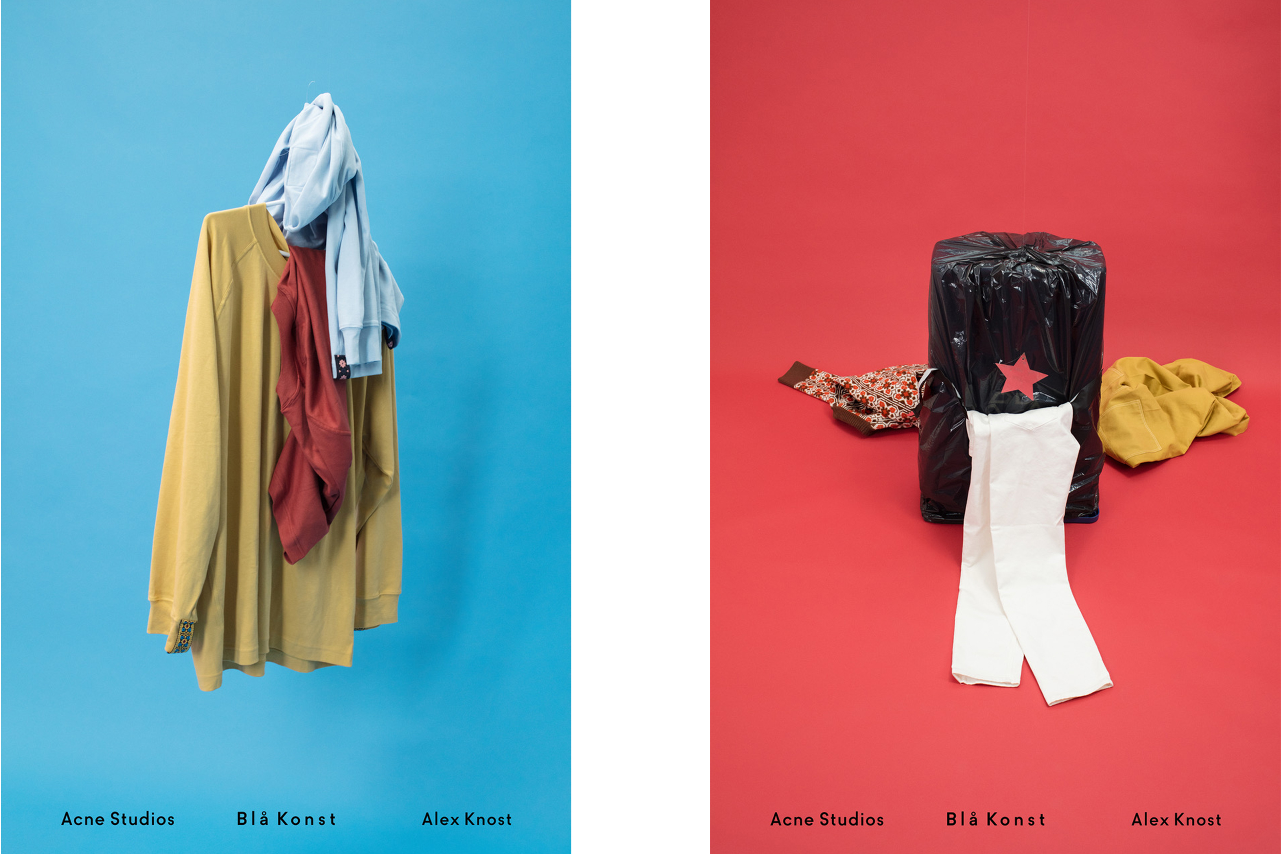Stab Magazine | Blå Konst, by Acne and Al Knost