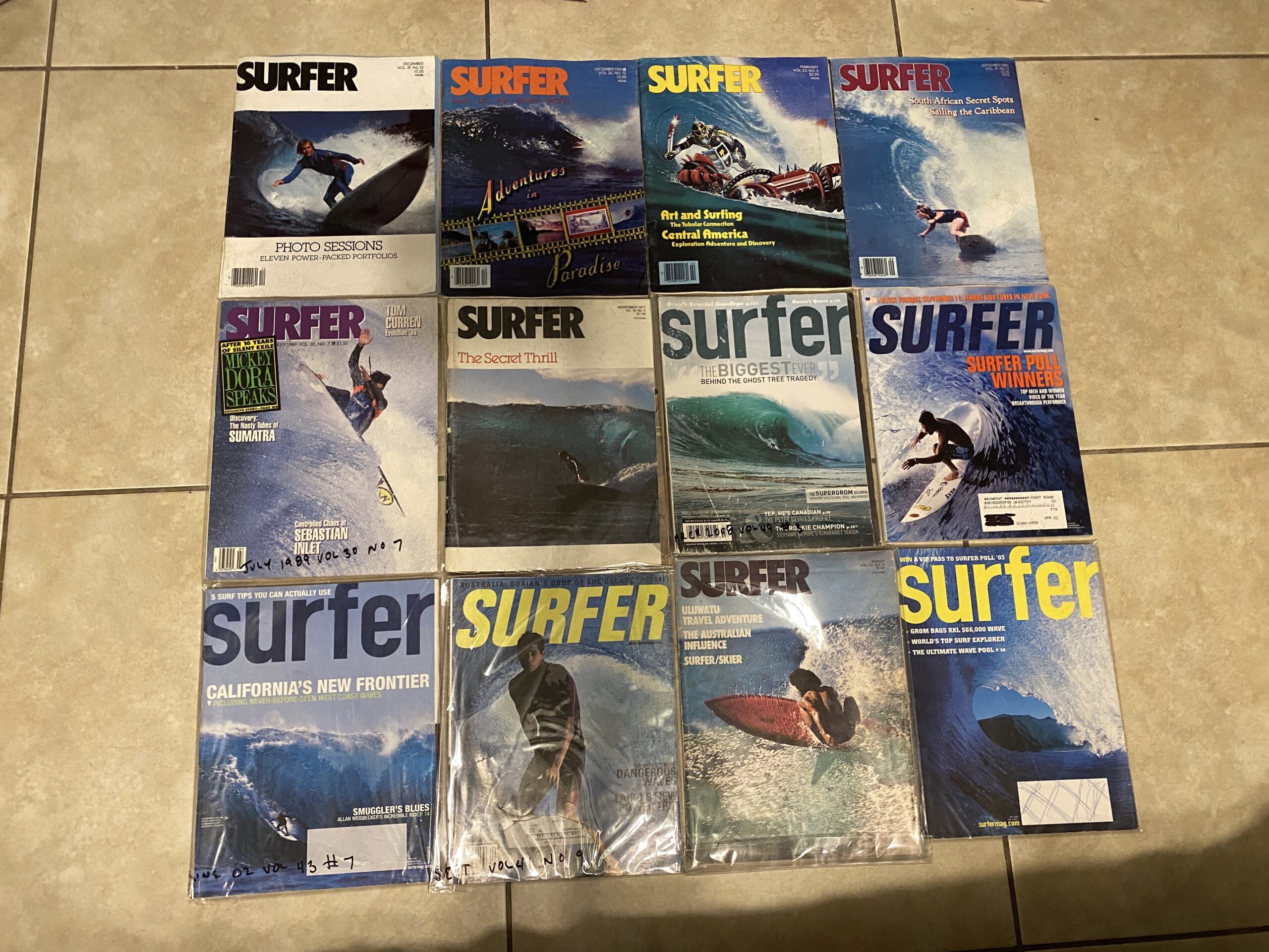 vintage surf magazine surfing april 1997 used - xxx1