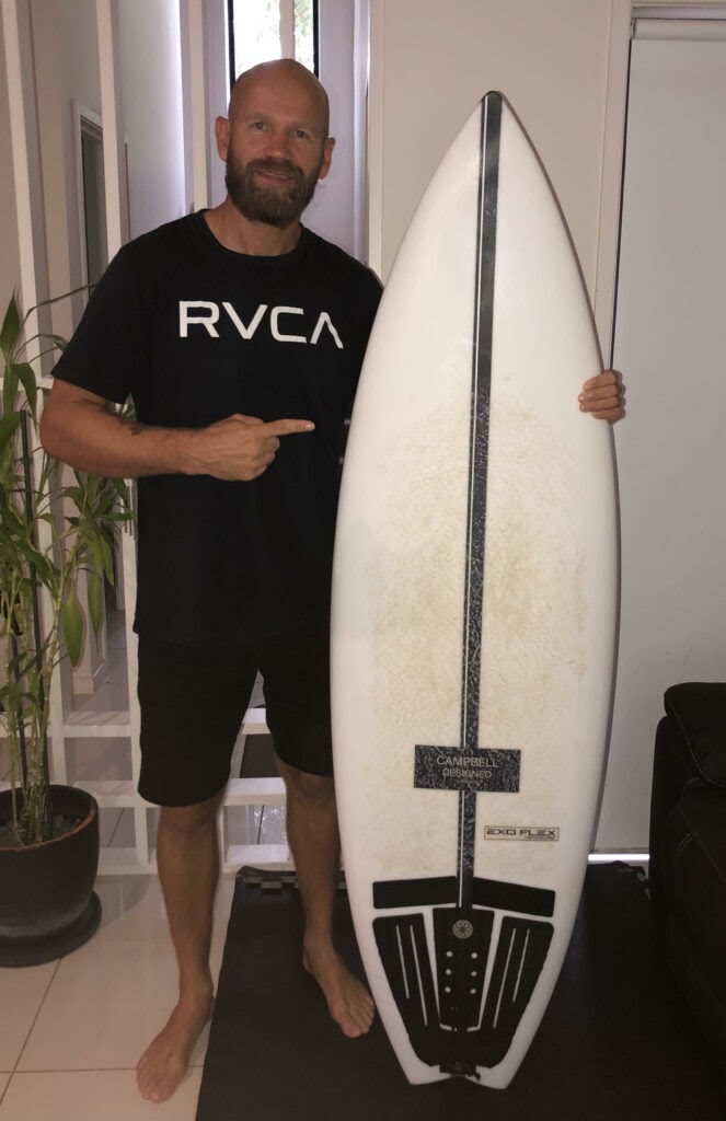 chunky toe surfboard