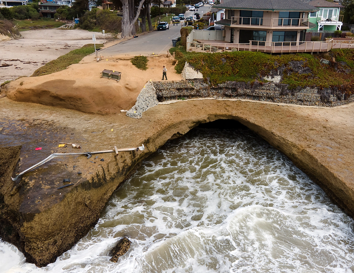 Surfers Save Woman And Two Children After Sedan Shoots Off Cliff