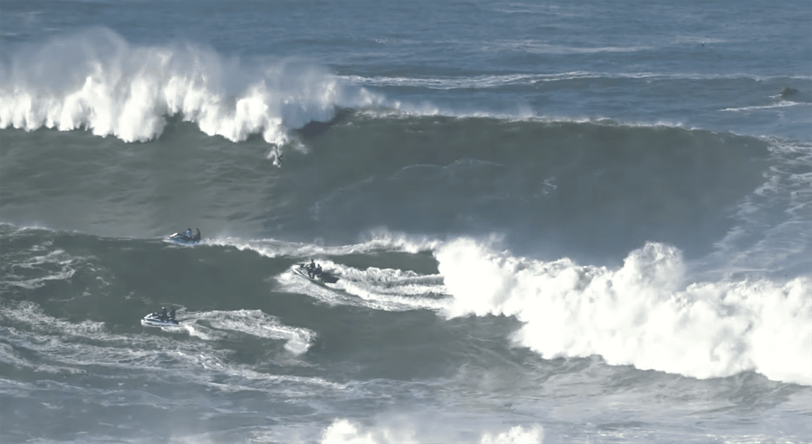 Jet Ski Runs Over Nazaré Paddler, Breaks Board In Two Stab Mag