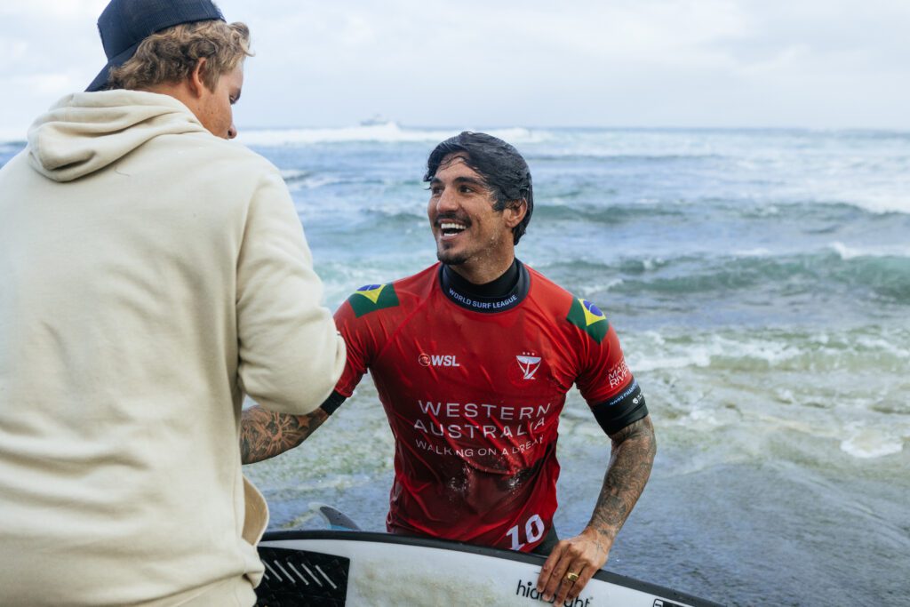 Interview Gabriel Medina, Shortly After Winning His First Event Since