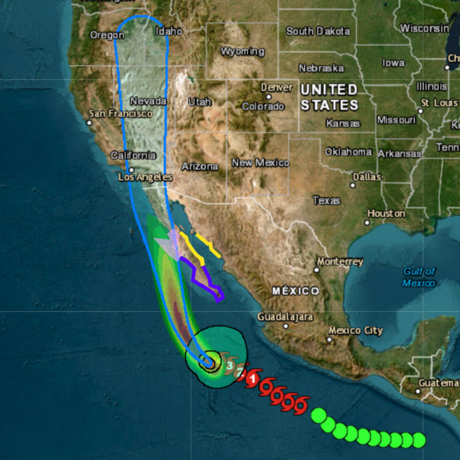 Hurricane Hilary grows off Mexico and could reach California as a